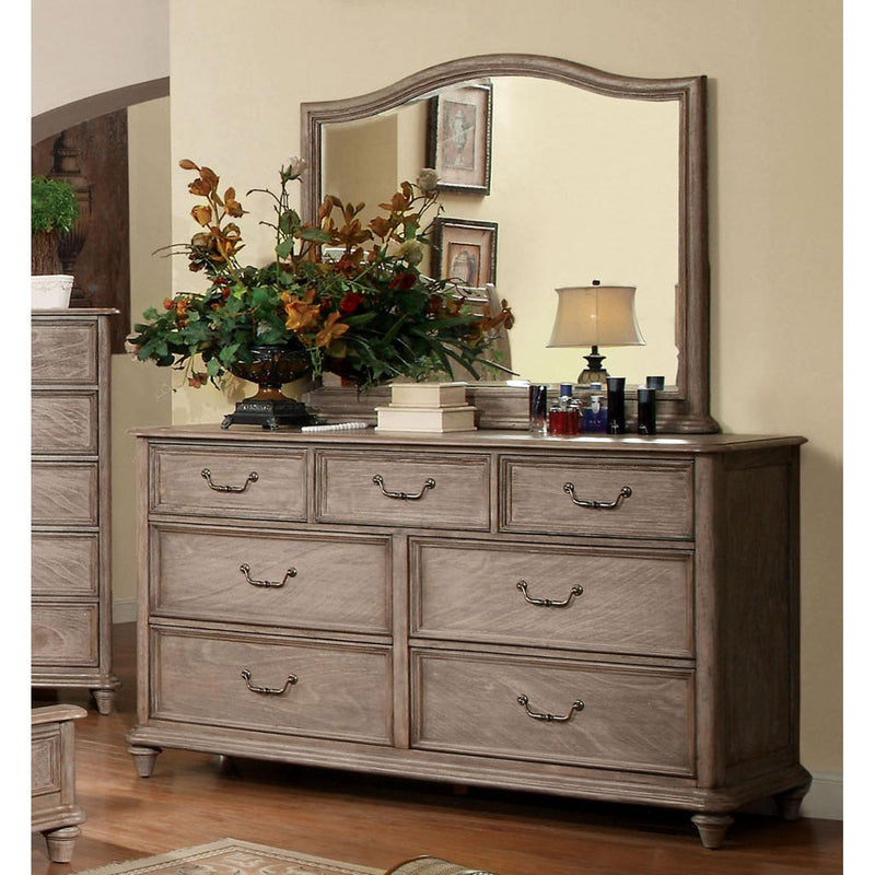 Furniture of America Belgrade I Arched Dresser Mirror CM7611M IMAGE 2