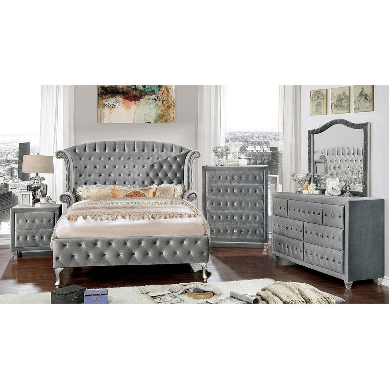 Furniture of America Alzir Queen Upholstered Bed CM7150Q-BED IMAGE 6